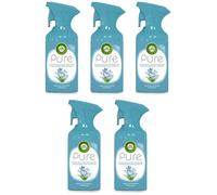 Lot de 5 Désodorisants d’atmosphère Pure 250 ml formule sans eau - rosée de printemps