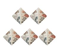 Lot de 5 désodorisants de voiture à suspendre - Cartes parfumées pour voiture - Diptyque - Décoration intérieure - Cartes parfumées pour rétroviseur automobile