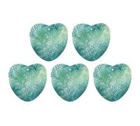 Lot de 5 désodorisants pour voiture - Motif algues vertes et bleues - Pour aromathérapie - Cartes parfumées à suspendre - Pour rétroviseur