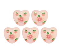 Lot de 5 désodorisants pour voiture - Motif pamplemousse - Tablettes d'aromathérapie - Cartes parfumées à suspendre - Pour rétroviseur