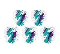 Lot de 5 désodorisants pour voiture Motif tasse des années 90 imprimées Tablettes d'aromathérapie pour voiture Cartes parfumées à suspendre Cartes parfumées Pendentif rétroviseur
