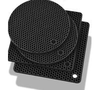 Lot de 5 dessous de verres en nid d'abeille, Pour tasses, bière, bar, table