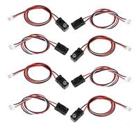 Lot de 5 détecteurs de mouvement infrarouges, pour module de capteur de faisceau de coupure infrarouge, avec interrupteur photoélectrique LED de 3 mm, DC 3,6 - 5,5 V pour Arduino robotique et contrôle