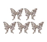 Lot de 5 diamants brillants pour ongles en cristal 3D - Zircon - Décoration pour ongles - Artisanat