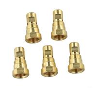 Lot de 5 diffuseurs de gaz pour torche de soudage Bernard pour DS-1 BTB MIG, petite buse en laiton, accessoire de distribution de gaz uniforme