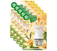 Lot de 5 Diffuseurs Electrique avec une Recharge Vanille Ingrédients d Origine Naturelle