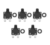 Lot de 5 disjoncteurs de compresseur d'air électrique de protection contre les surcharges de courant de protection de l'interrupteur, bouton poussoir