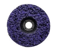 Lot de 5 disques à dénuder, 100 mm, 125 mm, 12,7 cm, peinture abrasive et anti-rouille pour la plupart des meuleuses anges., violet