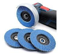 Lot de 5 disques à lamelles - 76 x 10 mm - Grain 80 - Pour Bosch GWS 10,8 10 8 12 V 12 76