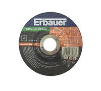 Lot de 5 disques à meuler pour pierre 115 mm x 6 mm x 22,2 mm Erbauer