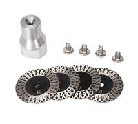 Lot de 5 disques abrasifs solides pour pierre M 14 tiges filetées pour couper et polir la pierre, le béton, le granit et la pierre