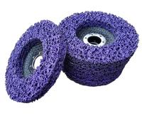 Lot de 5 disques CSD Rostio - 115 mm - Violet - Pour meuleuse d'angle - Flex