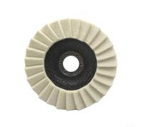 Lot de 5 disques de polissage en feutre de laine pour meuleuse d'angle 100, tampon de polissage robuste pour polissage sans traces de voiture, meubles et marbre, finition professionnelle (125 mm)