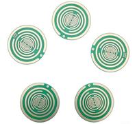 Lot de 5 disques polarisés pour thérapie de guérison naturelle (vert)