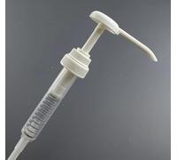Lot de 5 distributeurs à pompe pélican de 38 mm pour bidon de 5 litres - Dose de 30 ml par pompe - Blanc