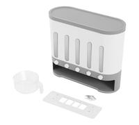 Lot de 5 distributeurs de céréales à fixer au mur - En polypropylène + PS - Pour la maison, la cuisine