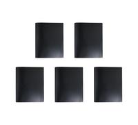 Lot de 5 dossiers à deux poches avec broches - Format lettre - 3 dossiers avec double poches pour l'école et le bureau