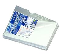 Lot de 5 dossiers classiques A4 - Fabriqué en polypropylène 100 % recyclable - Avec onglet supérieur - Office Box (5 unités en verre avec soufflet - Ouverture latérale)