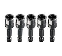 Lot de 5 douilles à impact à roulement à billes avec design hexagonal encastré pour des réparations mécaniques