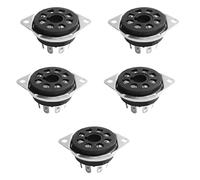 Lot de 5 douilles octales à 8 broches pour tubes à vide KT66 KT88 6SL7 6SN7 6V6 5AR4/GZ34 pour les amateurs de douilles de tube à huit broches professionnelles