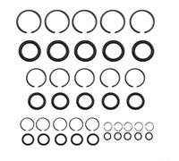 Lot de 5 douilles pneumatiques pour bagues avec O pour bague pour outils pneumatiques 3/8 1/2 3/4 1 conçus pour sécuriser la connexion à douille (1/2)