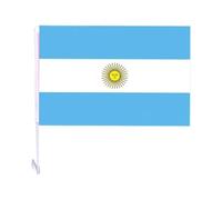 Lot de 5 drapeaux imperméables pour fenêtre de voiture - Décoration en | Drapeau d'extérieur résistant au vent avec pince de sécurité pour hayon, événements, voitures, véhicules