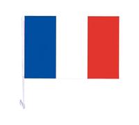 Lot de 5 drapeaux imperméables pour fenêtre de voiture - Décoration en | Drapeau d'extérieur résistant au vent avec pince de sécurité pour hayon, événements, voitures, véhicules