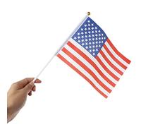 Lot de 5 drapeaux nationaux américains agitant à la main pour éclairage de drapeau