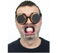 Lot de 5 écarteurs de bouche PARTY PRO en plastique blanc pour soirée photobooth