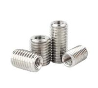 Lot de 5 écrous adaptateurs de filetage intérieur/extérieur en acier inoxydable 304, M2, M2.5, M3, M4, M5, M6, manchon d'insertion, convertisseur(Length 10mm,M5-M8 (5pcs))