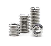 Lot de 5 écrous autotaraudeurs M3-M5 en acier inoxydable 304, filetage intérieur/extérieur, adaptateur, convertisseur(Length 10mm,M5xM8 (5pcs))