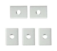 Lot de 5 écrous coulissants en alliage d'aluminium pour rallonges de scie à table et tables de forage (M8)
