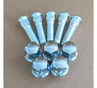 Lot de 5 écrous de roue 610-389 9/16-18 filetés - Molette de 1,7 cm, longueur compatible avec Dodge Ram 1500, 94-99 RAM 2500 Pickup, 99-03 RAM 2500 Van 2500 3500