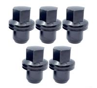 Lot de 5 écrous de roue en acier carbone pour Range Rover Sport, Discovery 3/4, L322 M14 x 1,5, écrous hexagonaux noirs de 22 mm