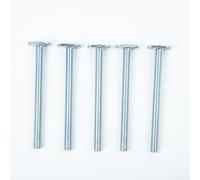 Lot de 5 écrous en T M8 pour rail à onglet à fente en T de 19 x 9,5 mm, vis coulissantes en acier au carbone zingué, compatibles avec scie sauteuse de table T-Track