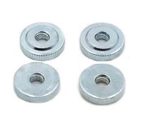 Lot de 5 écrous moletés en acier au carbone zingué noir et bleu DIN467 GB807 M3 M4 M5 M6 M8 M10(Blue Zinc Plated,M3 5pcs)