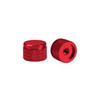 Lot de 5 écrous moletés en aluminium, 6#-32 M3 M3.5 M4, à gros trous, colorés, à serrage manuel, pour boîtier d'ordinateur, pièces de PC(Wine Red,UNC 6-32 (5Pcs))