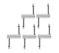 Lot de 5 écussons de rechange pour pédale de guitare - Prise vers décalage - Facile à utiliser - Pour adaptateur offset
