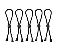 Lot de 5 élastiques à cheveux coulissants en métal - Longueur réglable pour cheveux épais et fins bouclés - Pour cheveux épais et bouclés