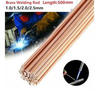 Lot de 5 électrodes de soudage robustes en cuivre phosphoreux 1/1 5/2/2 5/3 2 mm x 500 mm pour travail (5 pièces de 1,0 mm-5 pièces)