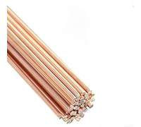 Lot de 5 électrodes de soudure en laiton, diamètre 1, 3, 2 mm, longueur 500 mm, matériau en cuivre phosphore pour souder des tuyaux en cuivre, des appareils et des alliages de métaux (10 pièces de 1,5