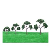 Lot de 5 éléments en plastique pour construction de scènes anciennes et visualisation architecturale de paysage (9 cm)