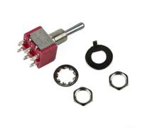 Lot de 5 embouts de rechange en plastique pour guitare électrique Ibanez pour basse électrique 16 mm de hauteur Rouge