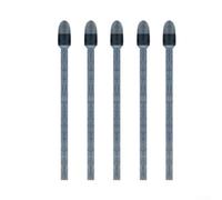 Lot de 5 embouts de rechange pour stylet Wacom Pro Pen 2 : feutres de rechange en noir et gris (5 gris + 1 clip)