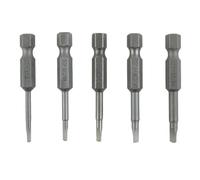 Lot de 5 embouts de tournevis à tête triangulaire, tige hexagonale de 6,35 mm en alliage d'acier pour perceuse électrique, embouts de précision TA1.8-TA3.0
