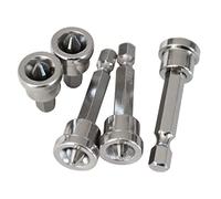 Lot de 5 embouts de tournevis de positionnement multifonctionnels, antidérapants, adaptés pour plaques de plâtre, cloisons sèches, magnétiques, embouts de tournevis de positionnement