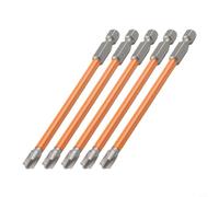 Lot de 5 embouts de tournevis électriques à tête cruciforme magnétique FPH2 en alliage d'acier 65 mm 110 mm pour prise d'électricien, disjoncteur, câblage du panneau (110 mm)