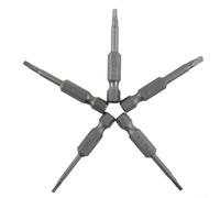 Lot de 5 embouts de tournevis magnétiques à tête triangulaire de 35,6 cm pour outils électriques et industrie électronique