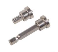 Lot de 5 embouts de tournevis PH2 à tige hexagonale avec butée de profondeur 6 35 mm, diamètre de la tige 25 + 50 mm de longueur pour installation contrôlée de vis de cloison sèche