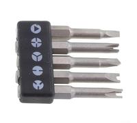 Lot de 5 embouts de tournevis spéciaux en forme de Y en forme de U inviolables en acier chromé vanadium pour réparation d'appareils électroménagers et jouets 50 mm